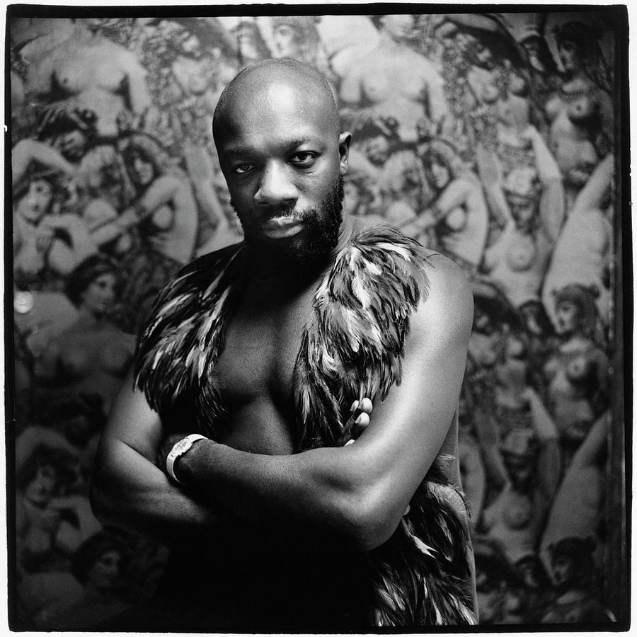 Isaac Hayes Wearing A Feather Vest Photograph by Peter Hujar Isaac Hayes Wearing A Feather Vest Photograph by Peter Hujar