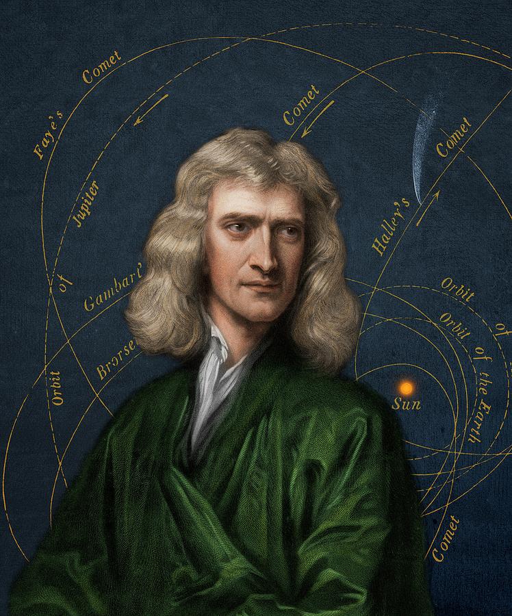 Isaac Newton And Orbital Motion Photograph by David Parker