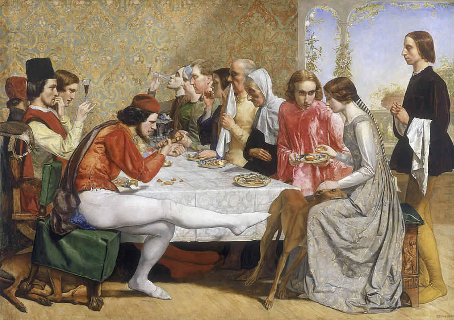 John Everett Millais Painting - Isabella by John Everett Millais