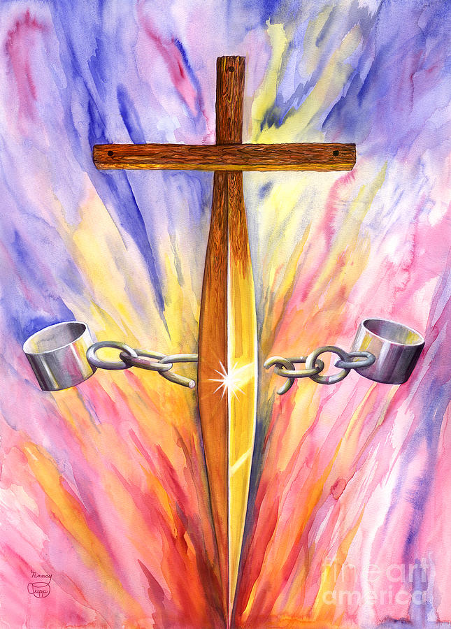 Isaiah 61  Painting by Nancy Cupp