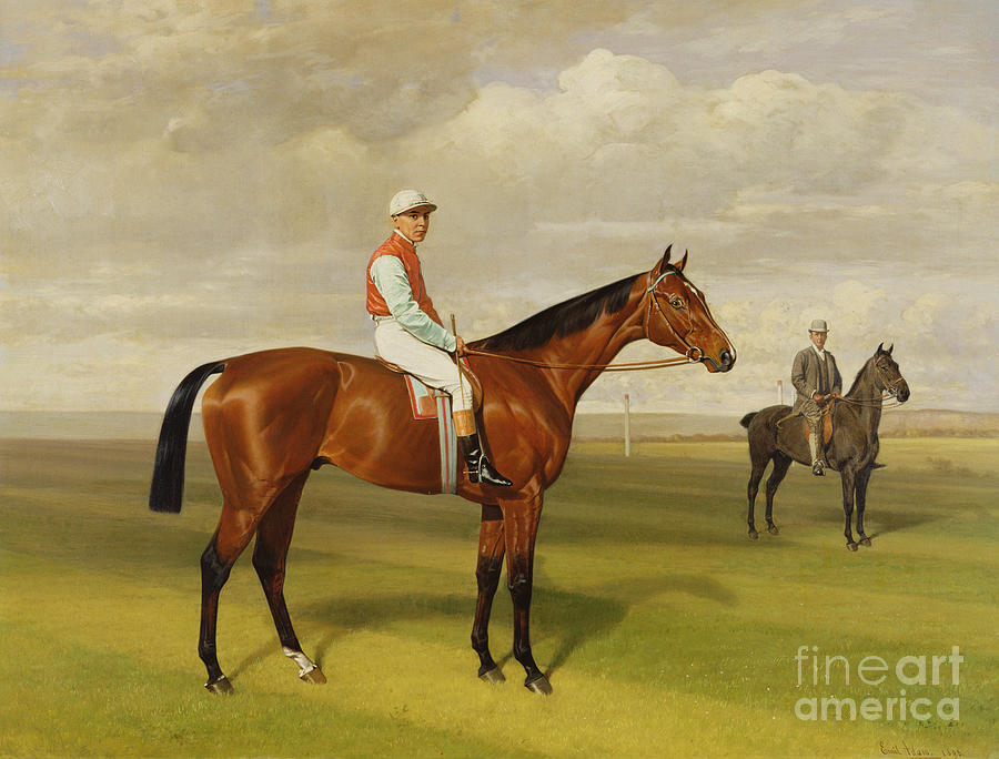 Isinglass Winner of the 1893 Derby Painting by Emil Adam