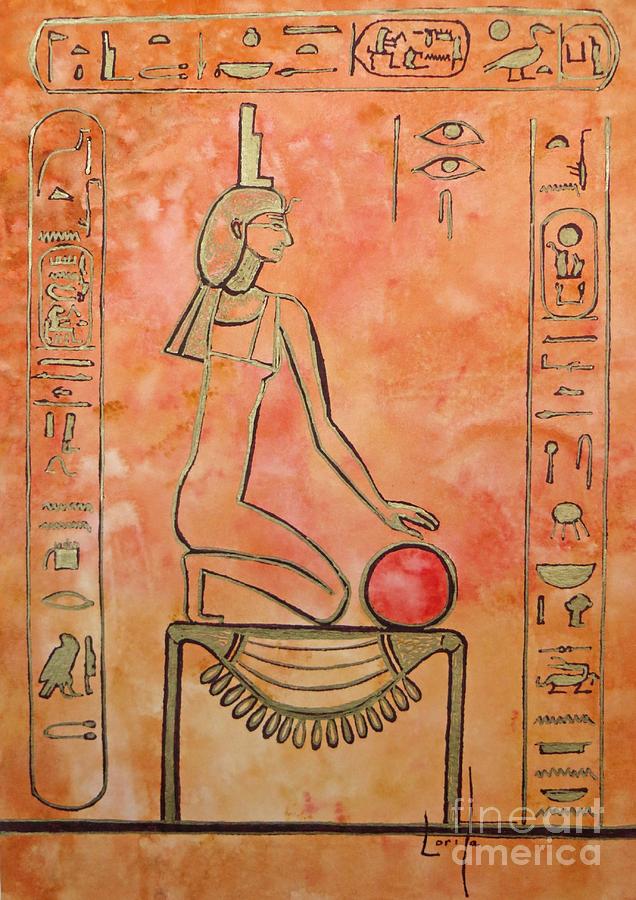 Egypt Painting - Isis by Lorita Montgomery