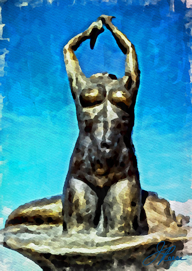 Nude Female Painting - Isla Mujeres by Joan Reese