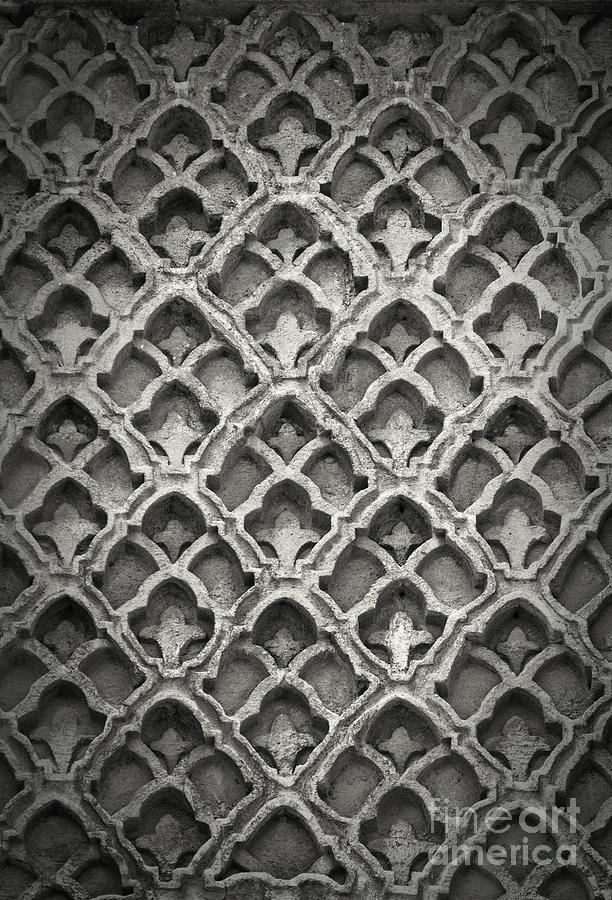 Islamic Art Stone Texture Photograph by Antony McAulay