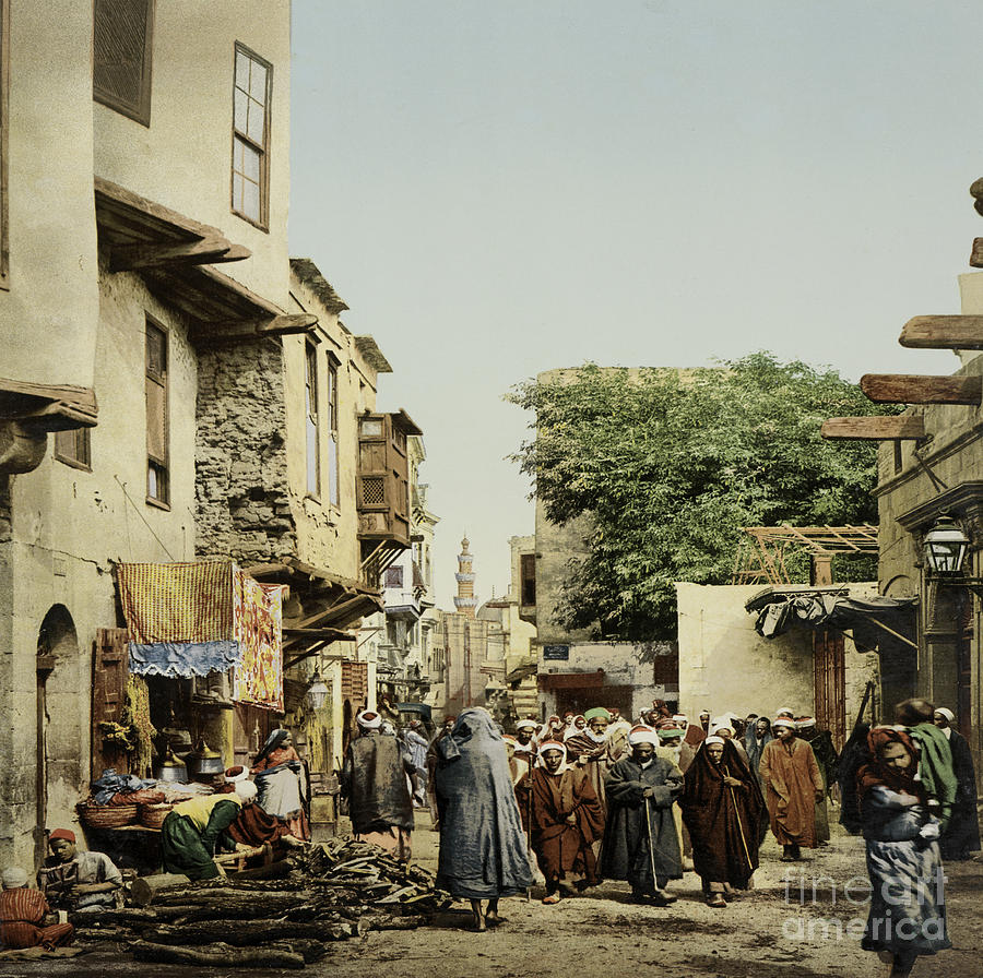 Islamic Funeral, Cairo, Egypt, 1906 Photograph by Getty Research Institute