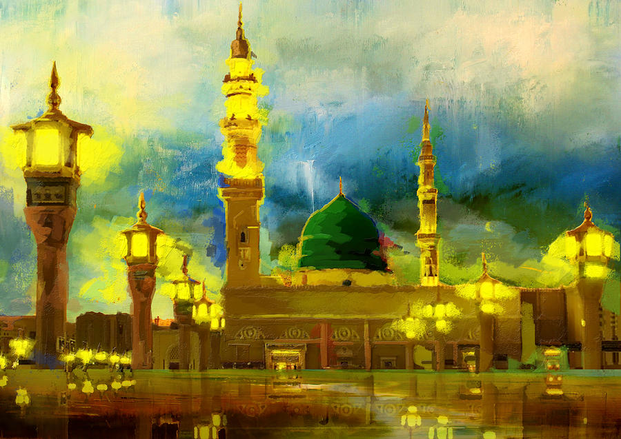 Islamic Painting 002 Painting by Corporate Art Task Force