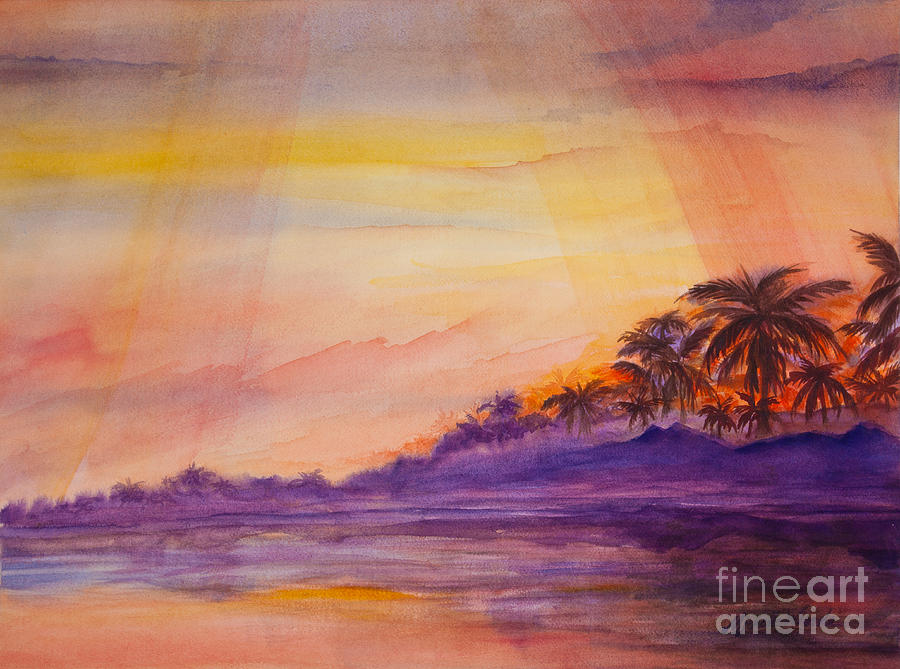 Islamorada Sunset Painting by Michelle Constantine