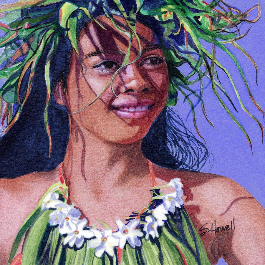 Island Dancer Painting by Sandi Howell