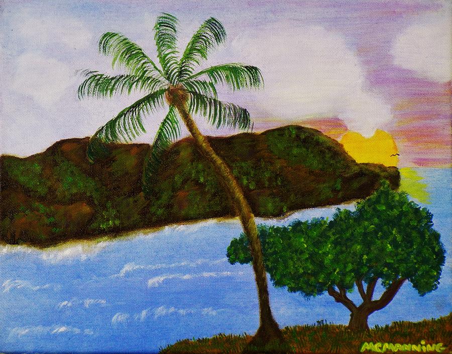 Island Escape Painting by Celeste Manning