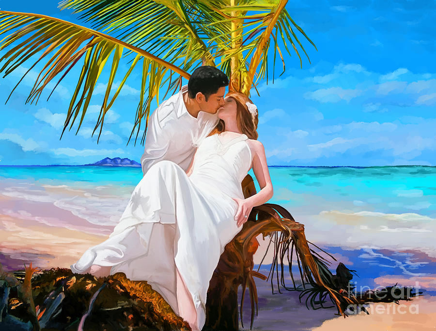 Island Honeymoon Painting by Tim Gilliland