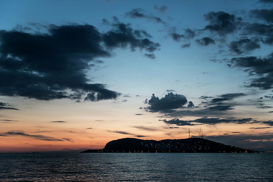 Island In Sunset Photograph by Omersukrugoksu