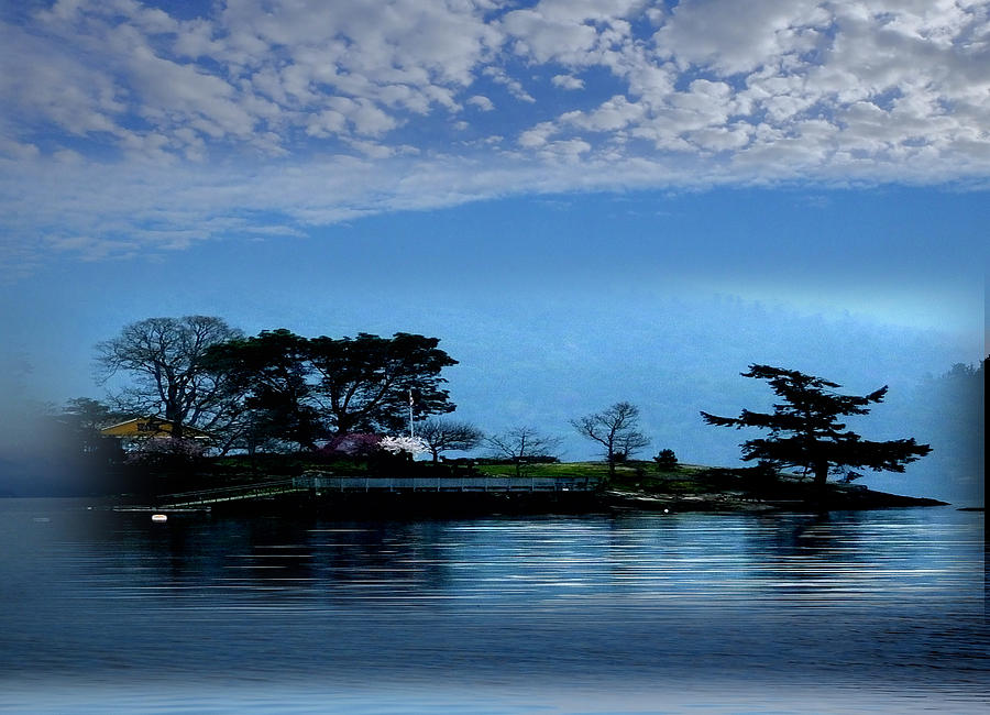 Nature Photograph - Island in the Bay by Lyn  Perry