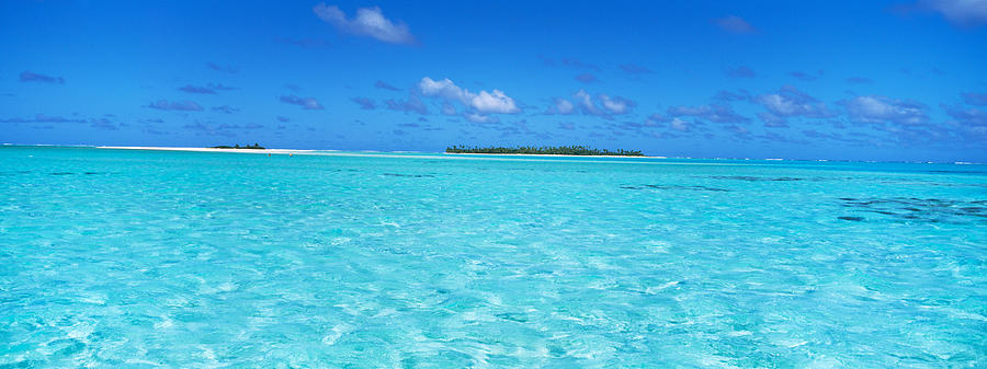 Island In The Ocean, Maina, Cook Islands Photograph by Panoramic Images ...