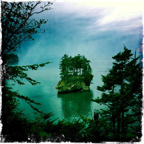 Island in the Storm Photograph by Randy Green