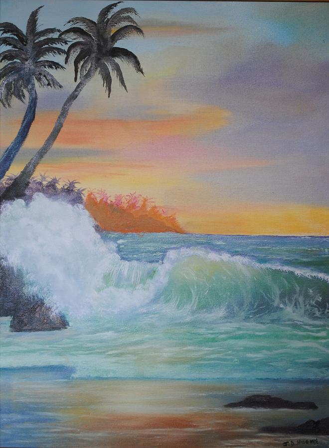 Beach Painting - Island in the Sun by James Higgins