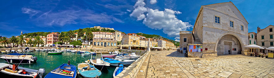 Island of Hvar old waterfront Photograph by Brch Photography