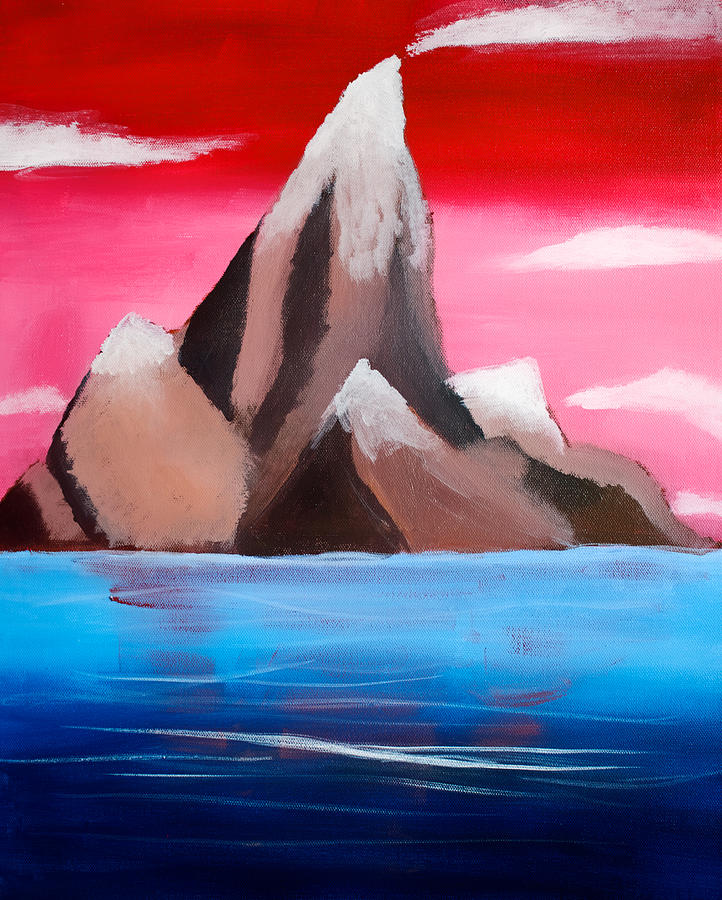Mountain Painting - Islands Hawaii by Joshua Maddison