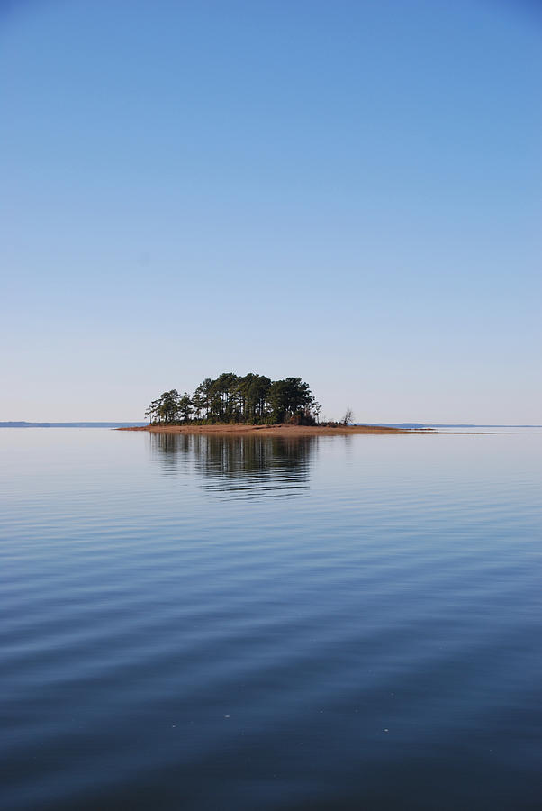 Island on Lake Sam Rayburn Photograph by Max Mullins