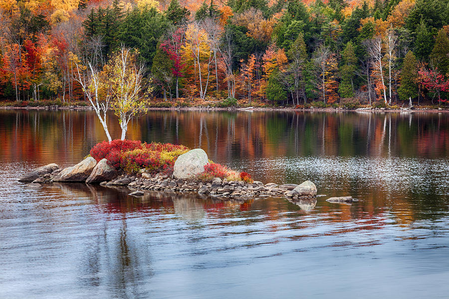 Island On Raquette Lake in the Adirondacks Photograph by Denise Bush