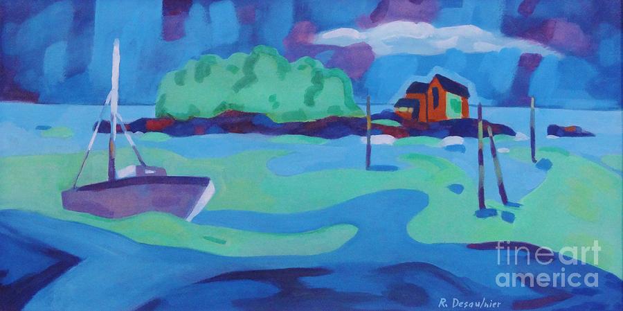 Nature Painting - Island Place by Bob Desaulnier