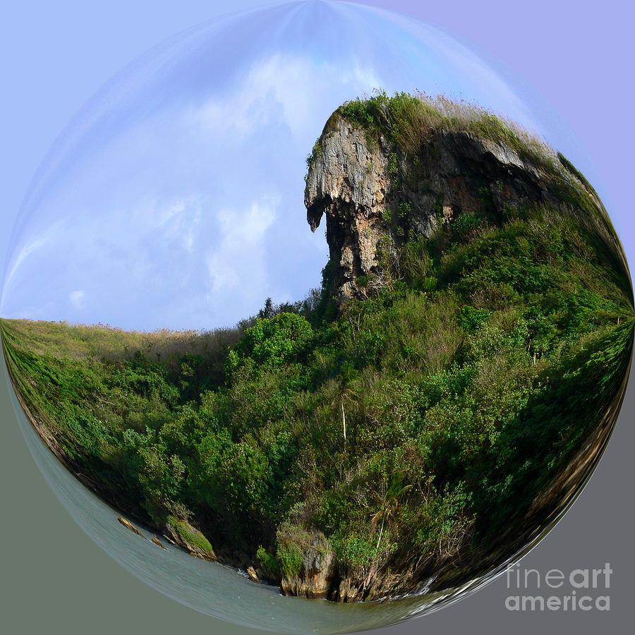 Island Portraits Rock Formations Guam Photograph by Scott Cameron