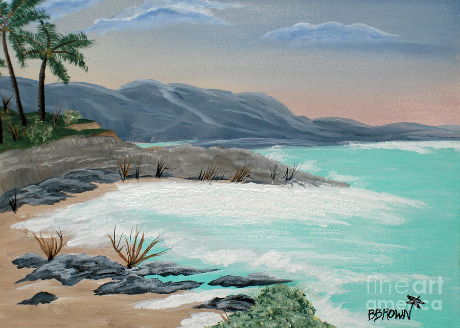 Island Solitude Painting by Brenda Brown