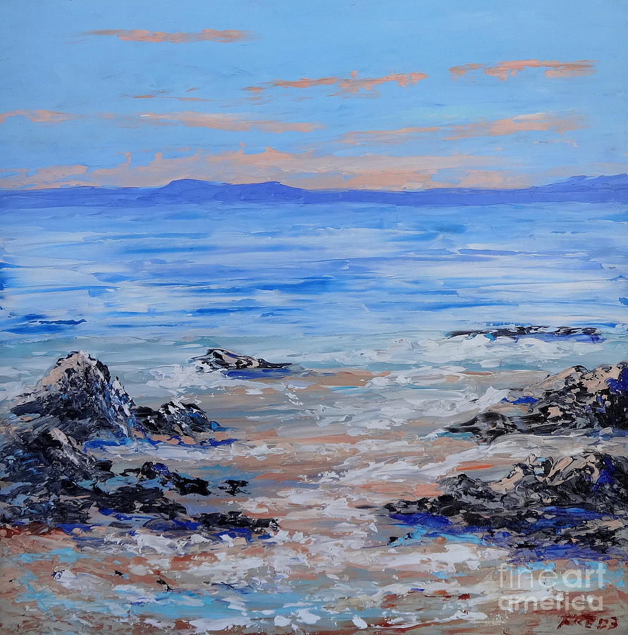 Island Sunrise Painting by Fred Wilson