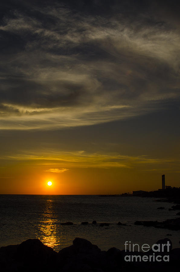 Island Sunset Photograph by Jerry Hart