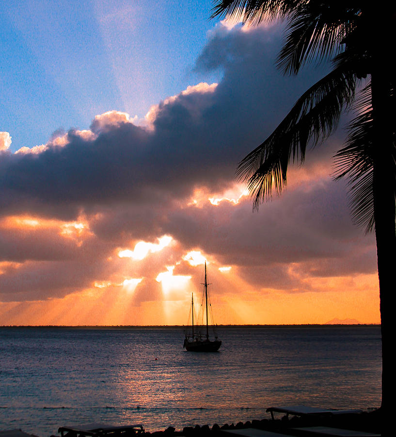 Island Sunset Photograph by Haren Images- Kriss Haren