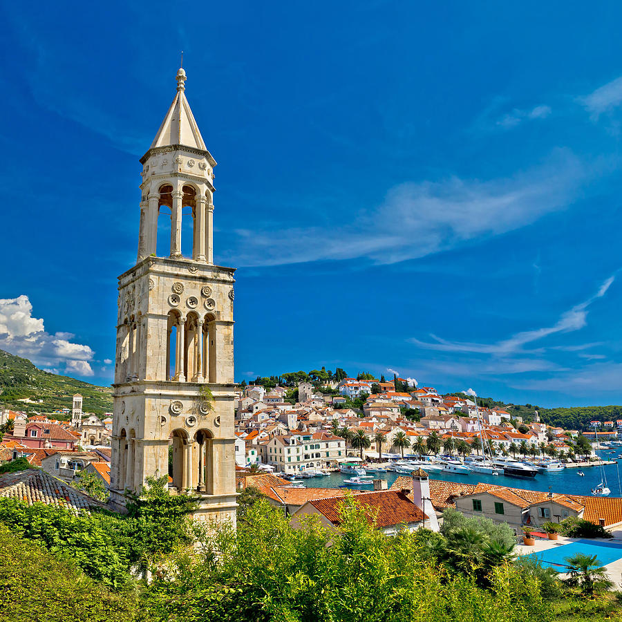 Island town of Hvar waterfront Photograph by Brch Photography