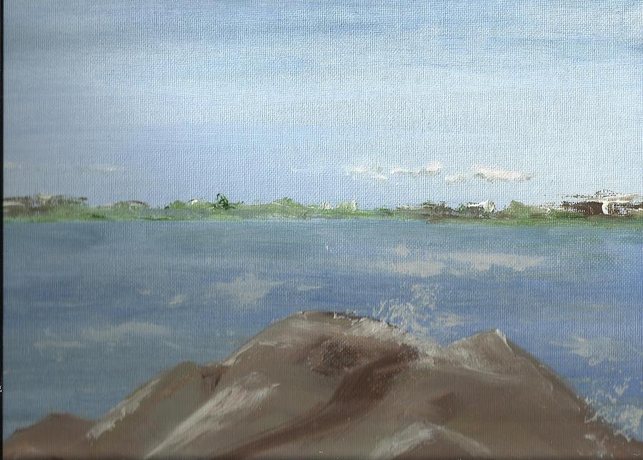 Island View Painting by PJ Lewis
