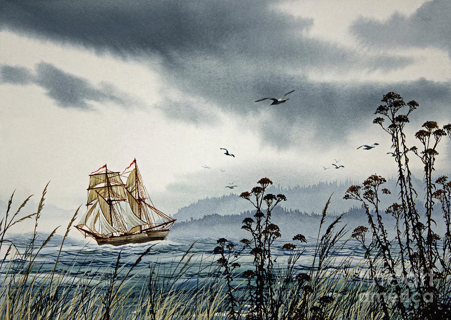 Island Voyager Painting by James Williamson