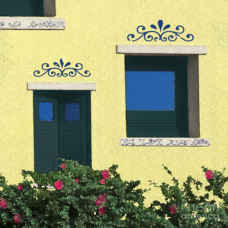 Island Windows Painting by Deborah Smith
