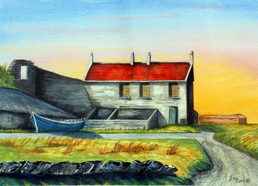 Islay  Home Painting by Fay Reid