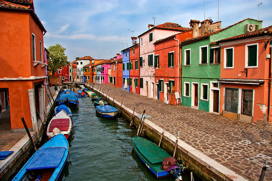 Isle of Burano Photograph by Peter Tellone