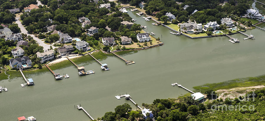 Isle of Palms Waterfront Real Estate Photograph by David Oppenheimer