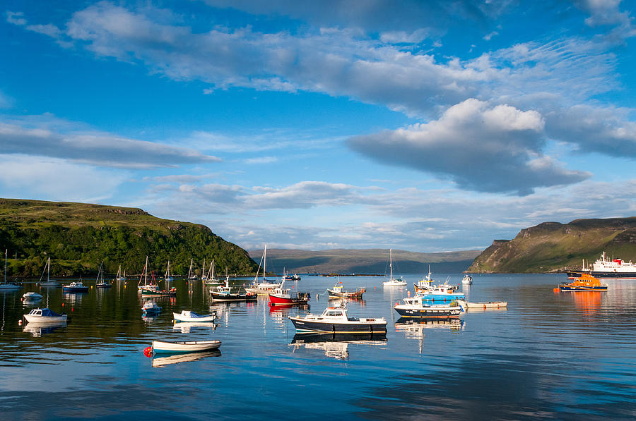 Isle of Skye Portree Bay Photograph by John White - Fine Art America