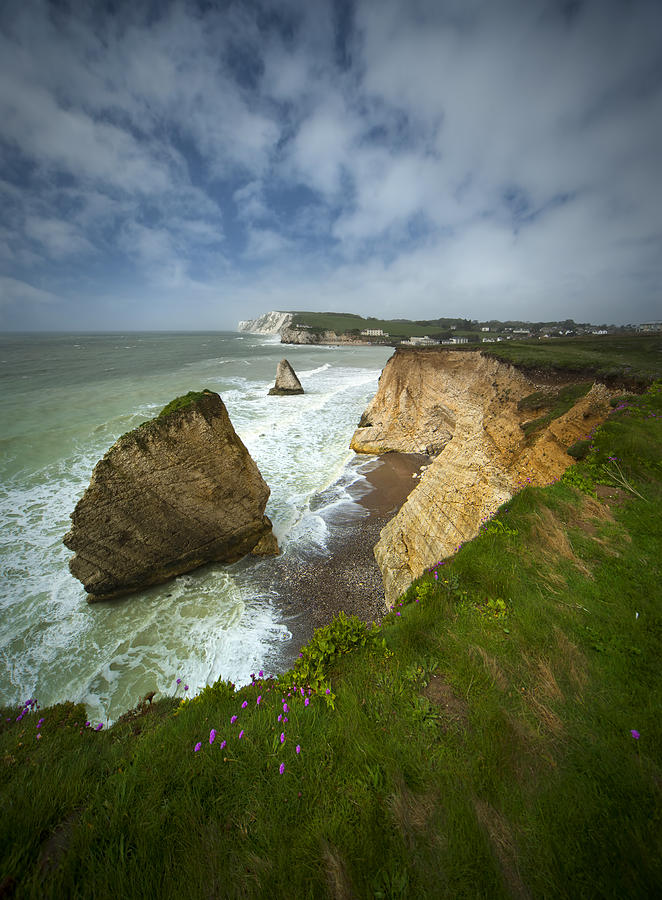 Isle of Wight seascape Photograph by Jaroslaw Blaminsky