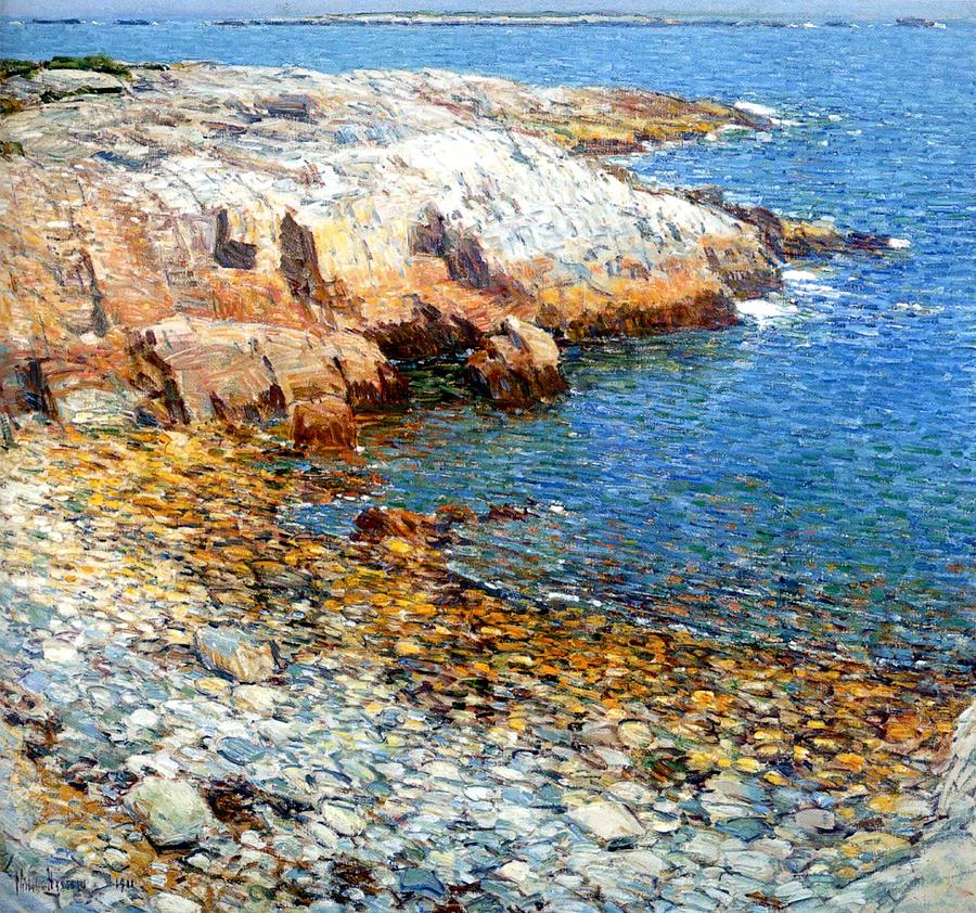 Vintage Digital Art - Isles of Shoals by Frederick Childe Hassam