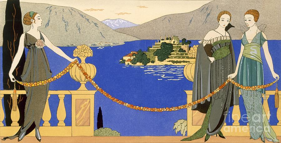 Mountain Painting - Isola Bella by Georges Barbier