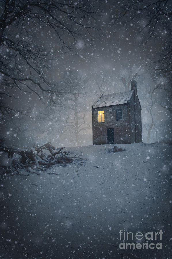 Isolated Creepy House Photograph by Lee Avison