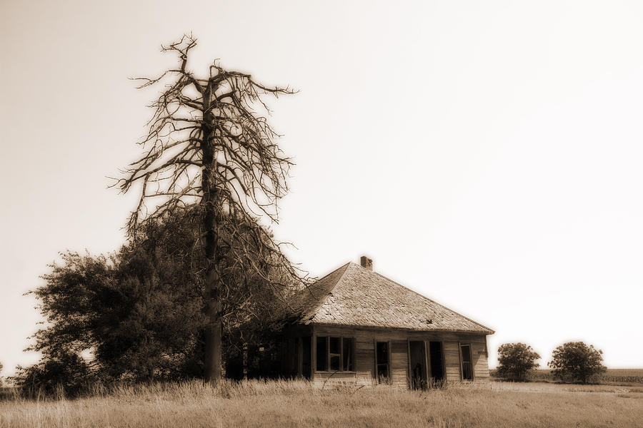 Old House Photograph - Isolated by Shirley Heier