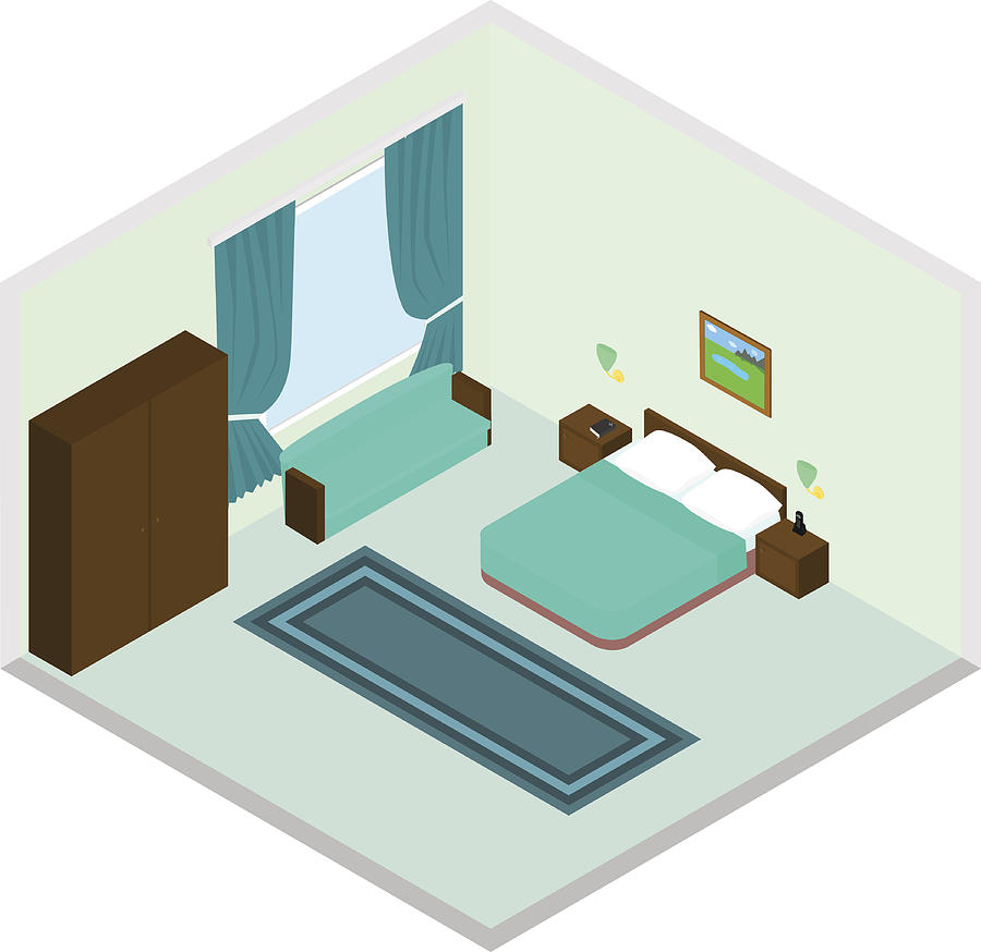 Isometric Bedroom By Katrink03