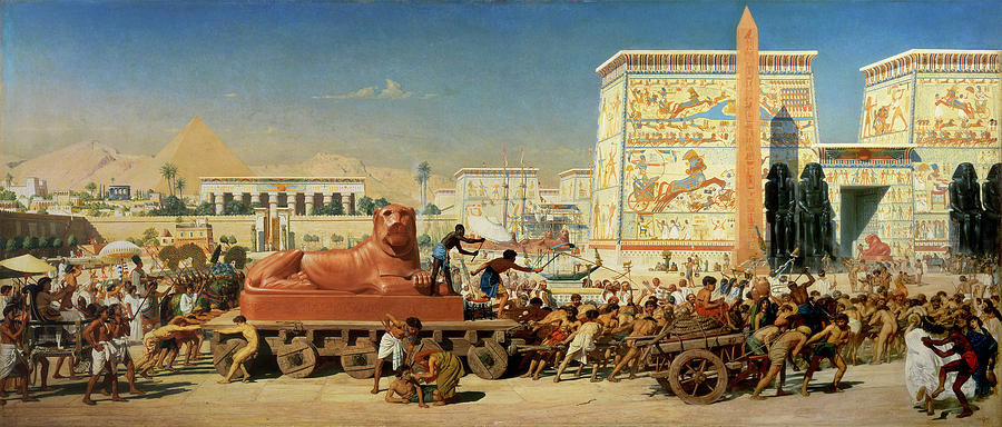 Israel In Egypt, 1867 Painting by Edward John Poynter