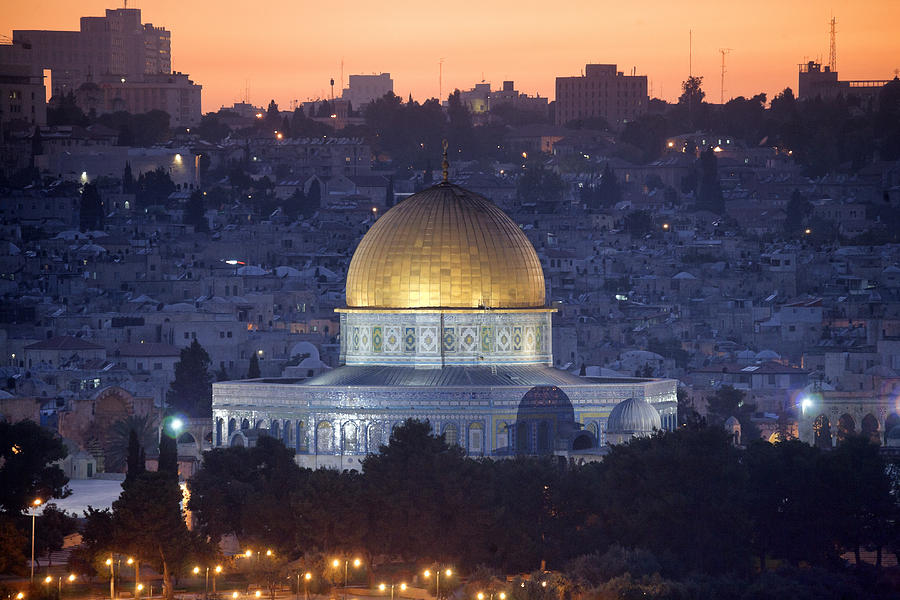 Israel, Jerusalem, Dome of the Rock mosque Photograph by Michele Falzone