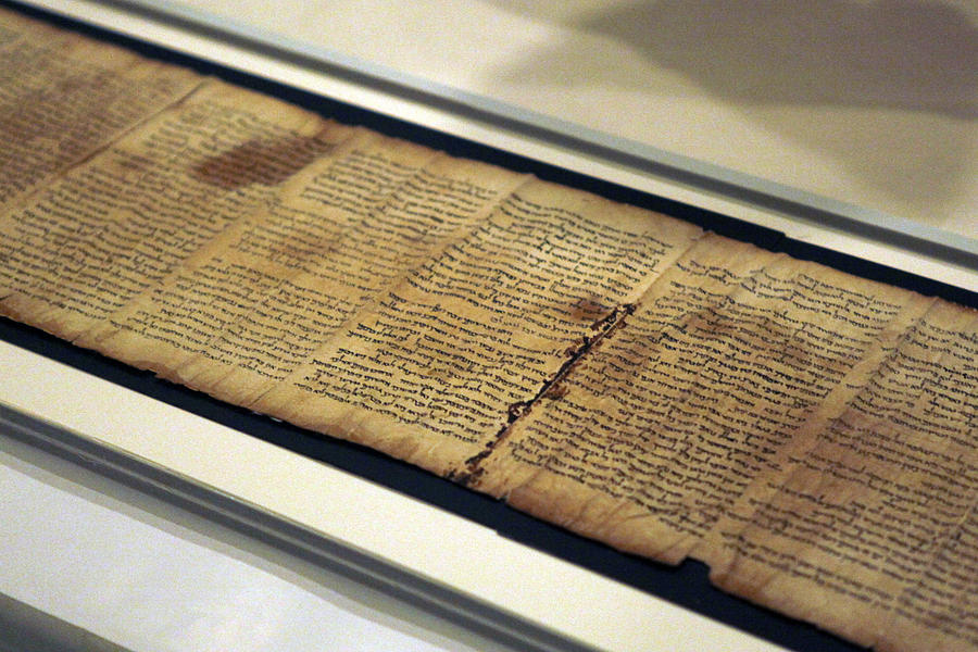 Israel Museum Displays Dead Sea Scrolls Photograph by Lior Mizrahi Israel Museum Displays Dead Sea Scrolls Photograph by Lior Mizrahi