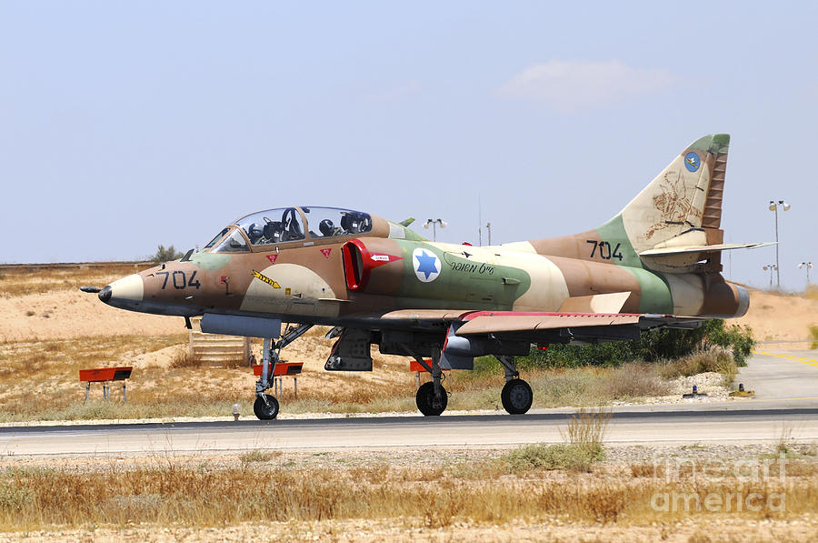 Israeli Air Force Ta-4 Ayit Taken Photograph by Riccardo Niccoli - Pixels