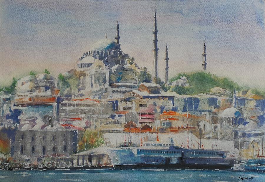 Turkey Painting - Istanbul 3 by Baris Kibar
