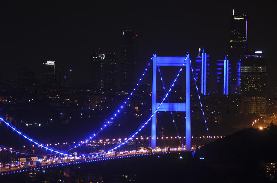 Istanbul Blue Photograph - Istanbul blue by Atalay Karacaorenli