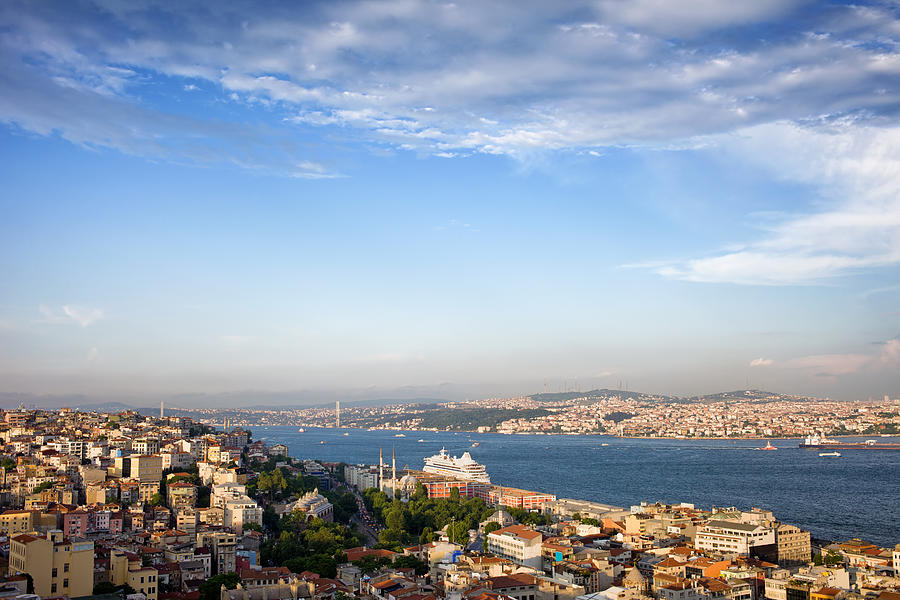 Istanbul Cityscape in Turkey Photograph by Artur Bogacki